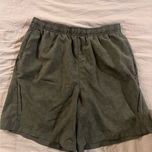 Men's Athletic Olive Shorts